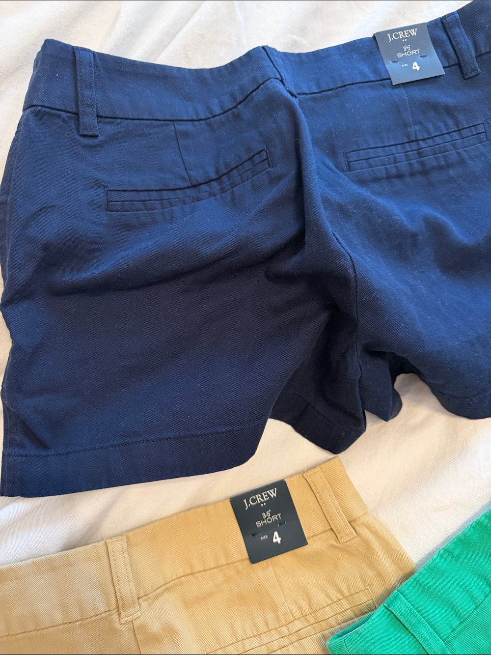 J. Crew Navy Women's Chino Shorts
